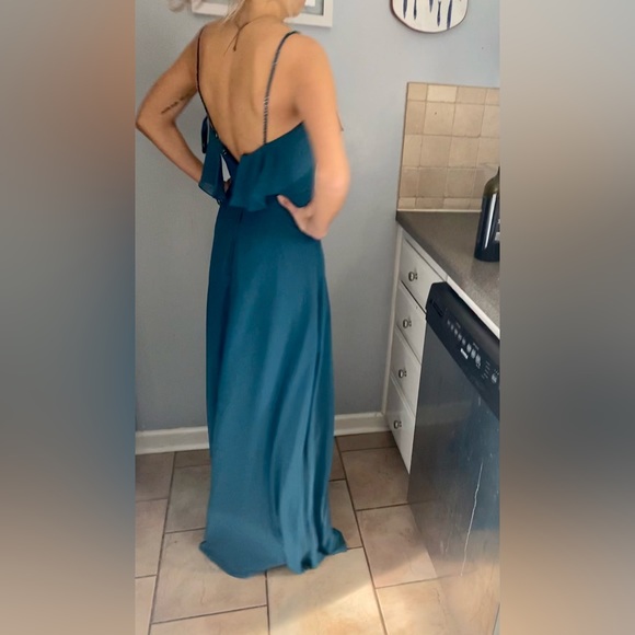 MORI Lee Bridesmaid Dress - Emerald - Picture 2 of 14